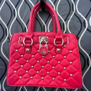 Quilted Studded Handbag